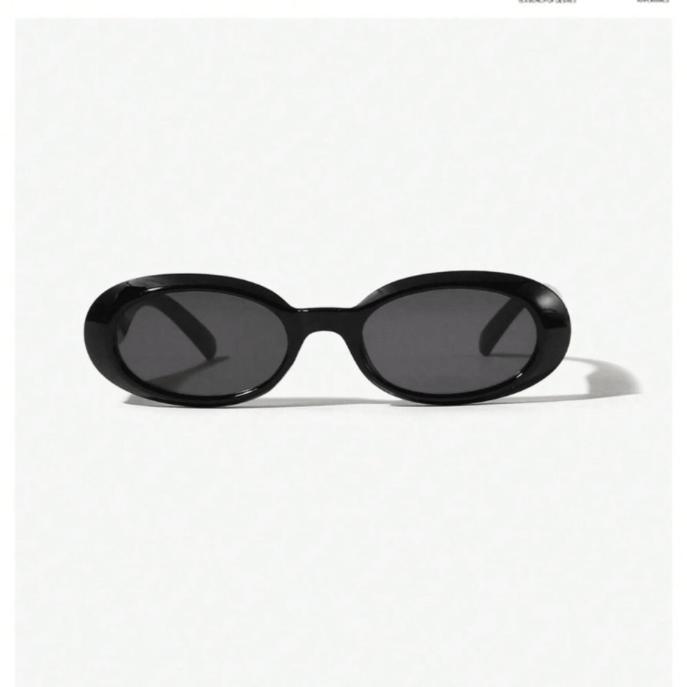 1 Pair Polygonal Minimalist Metal Frame Sunglasses, - Picture 3 of 4